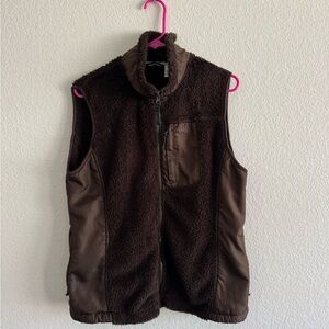 Snozu Chocolate Brown Fleece Vest